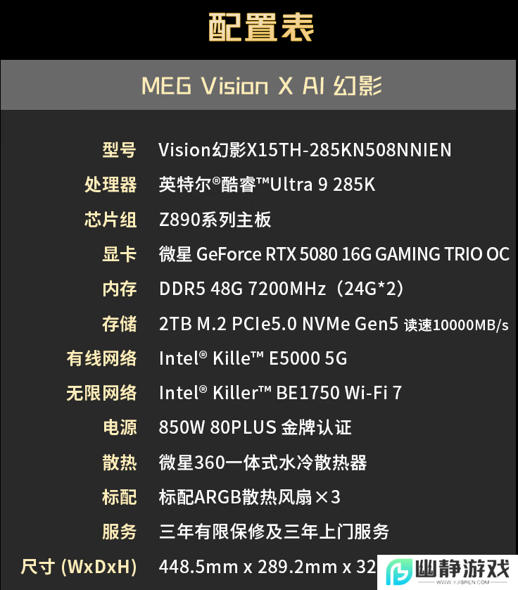 微星MEG VISION X AI幻影主机震撼上市：RTX 5080 AI交互革新体验