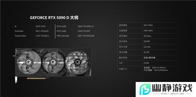 更快更强更AI，影驰GeForce RTX 5090 D 大将评测
