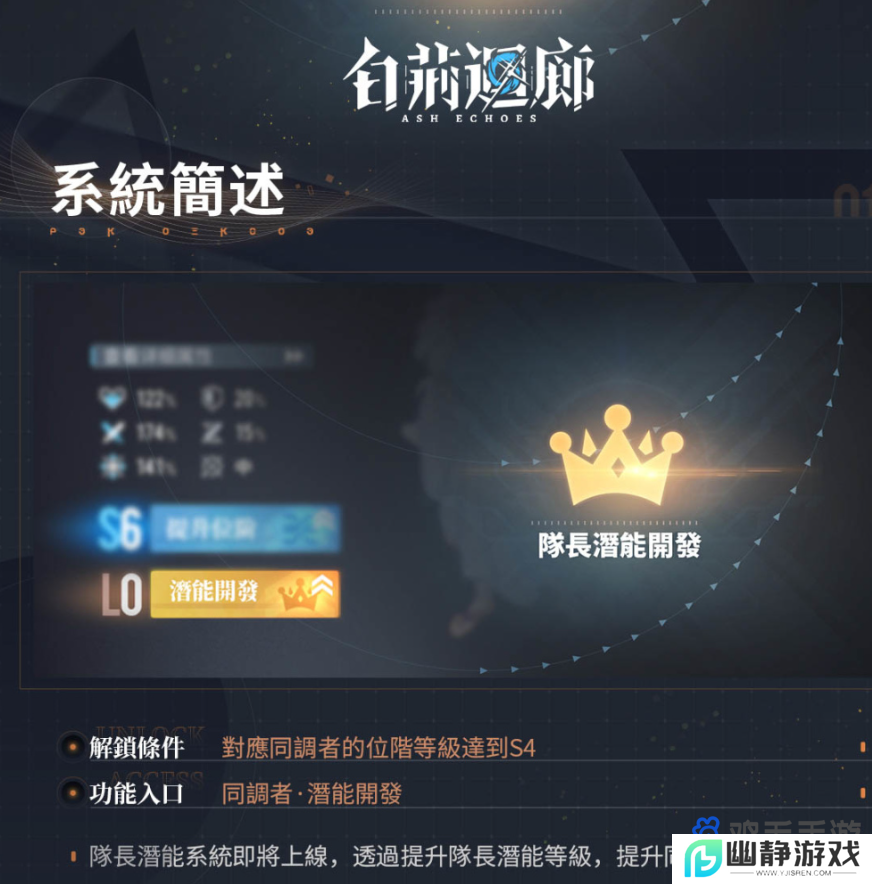 《白荆回廊》故事历程第六章如我垂怜开启，带来全新同调者鸢