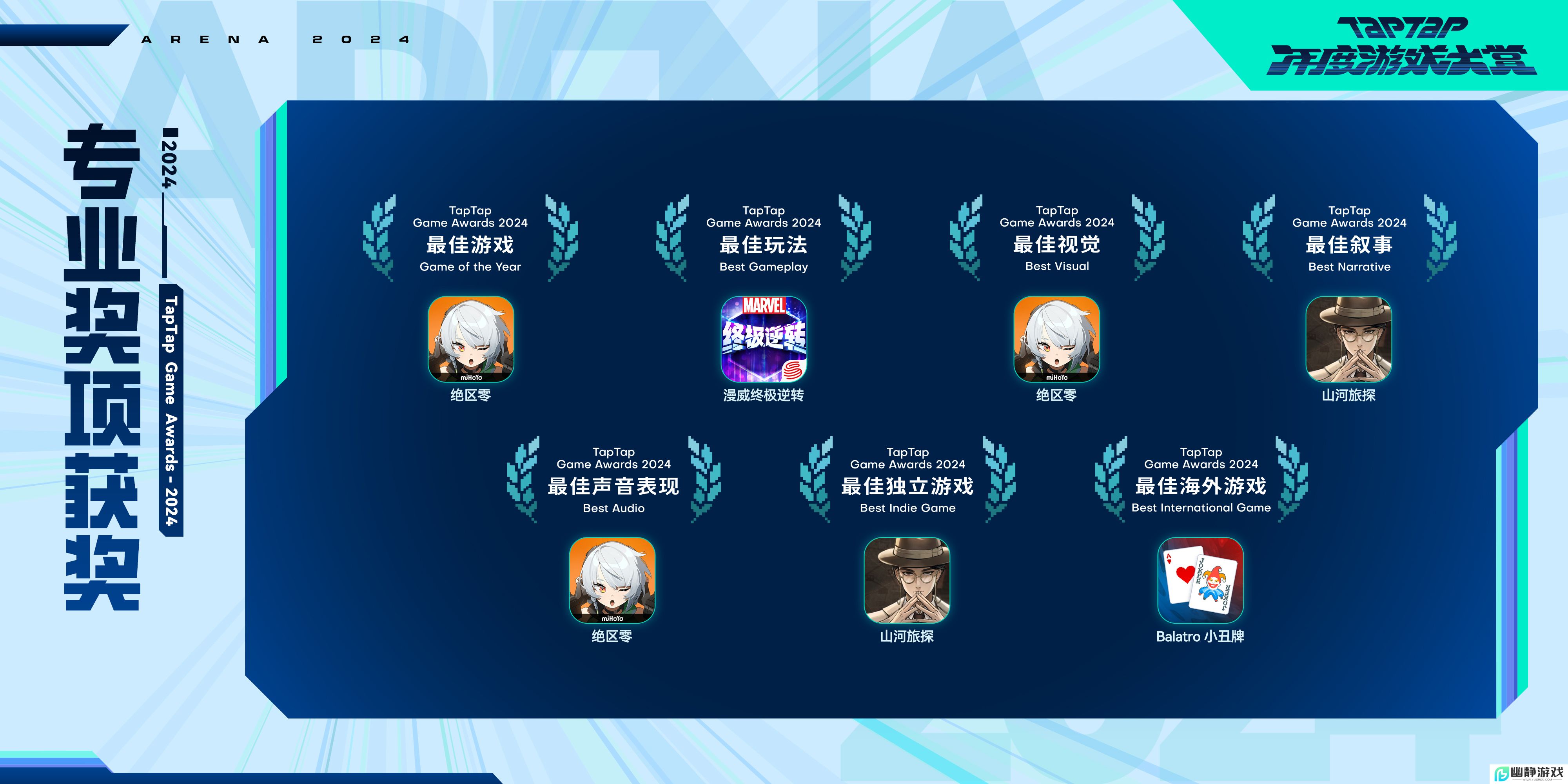 为好游戏加冕！2024 TapTap年度游戏大赏结果揭晓