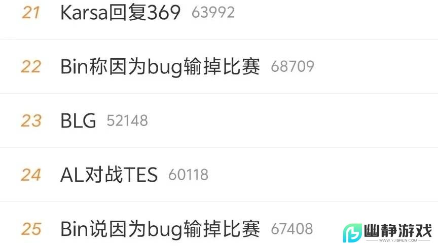 Bin口碑崩塌！LPL官方高层震怒，他究竟错在了哪里？