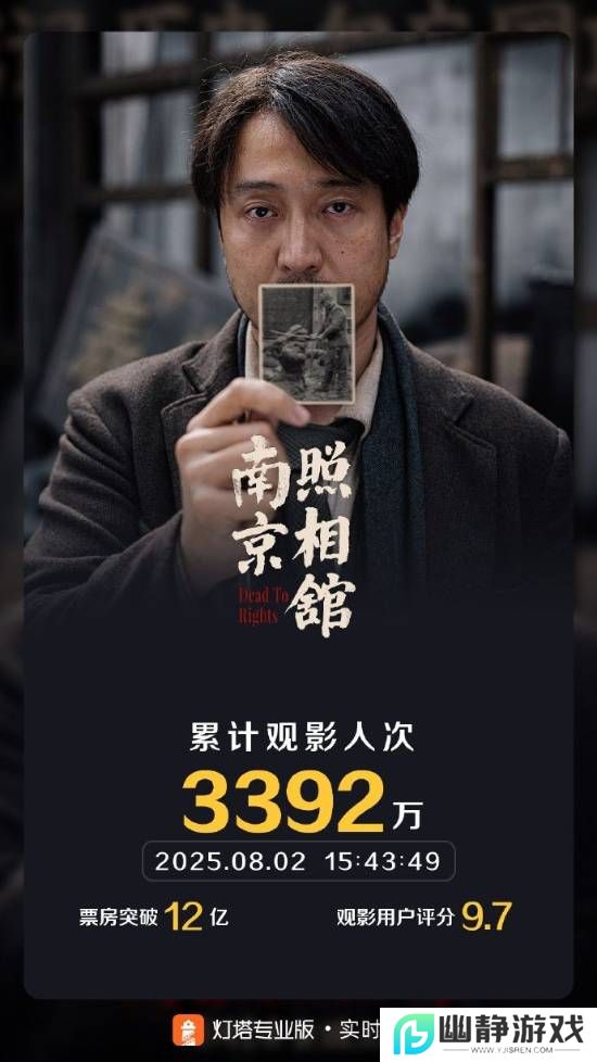 《南京照相馆》票房破12亿！豆瓣评分8.6爆款！